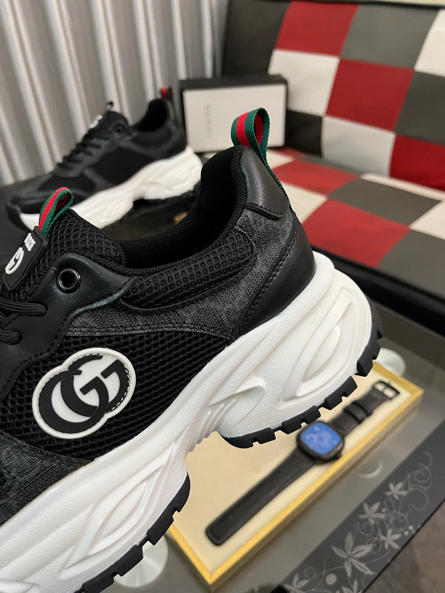 Men's Men's Shoes 💰458⌚️⌚️《GUCCI》The latest hot-selling casual shoes, top brand [seduce] luxury~purchase, top~quality. Products sold at the counter [strong] Original embossed calfskin fabric ➕ Comfortable sheepskin lining, available in 38-443️⃣ colors